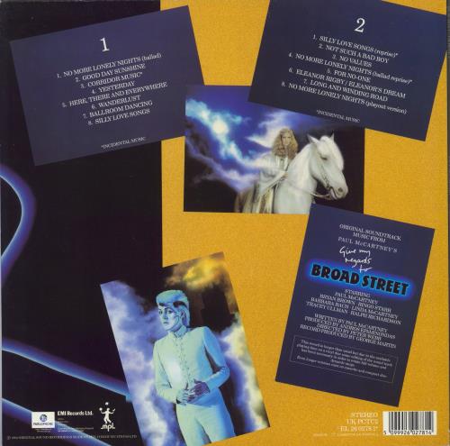 Paul McCartney and Wings Give My Regards To Broad Street UK vinyl